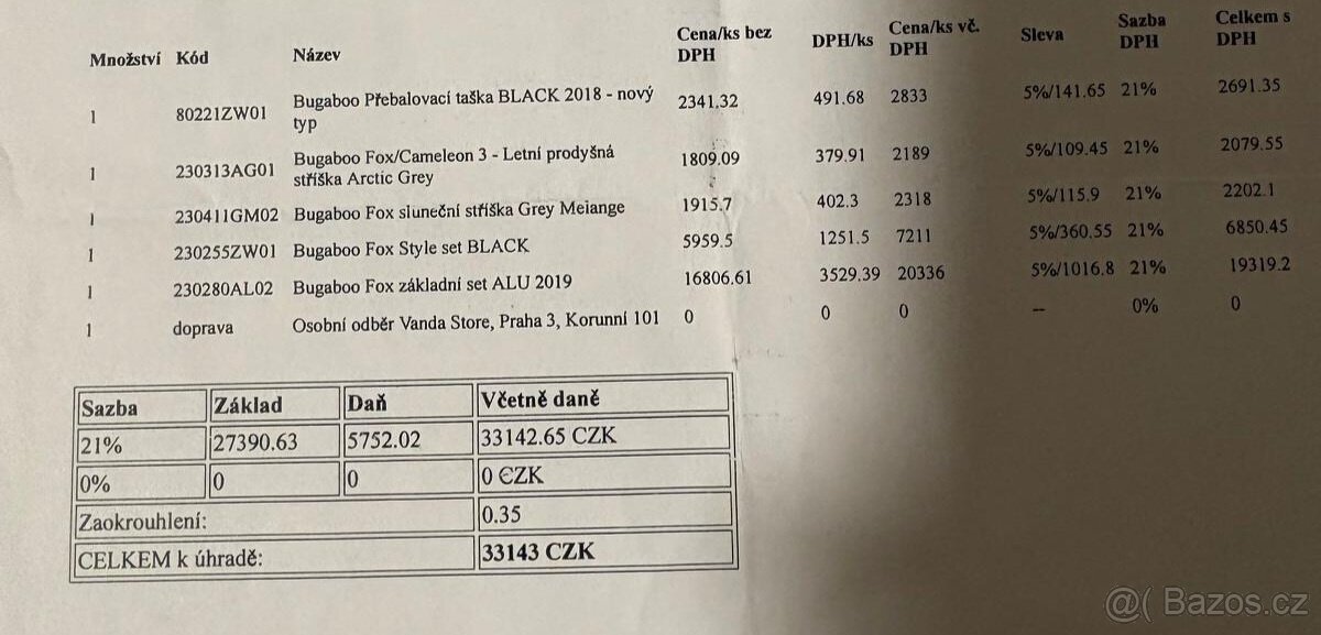 Prodám dětský kočárek Bugaboo Fox - 19