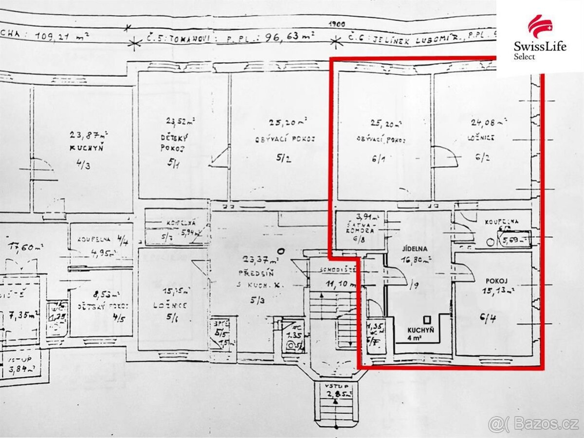 Prodej bytu 3+1 96 m2 Valečov, Okrouhlice - 19