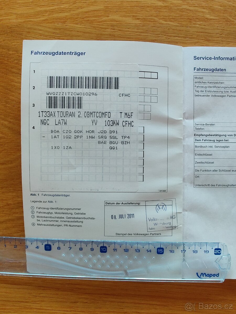 Vw Touran 2.0 TDI,103 kW,138.800 km,1 majitel,bez koroze - 19