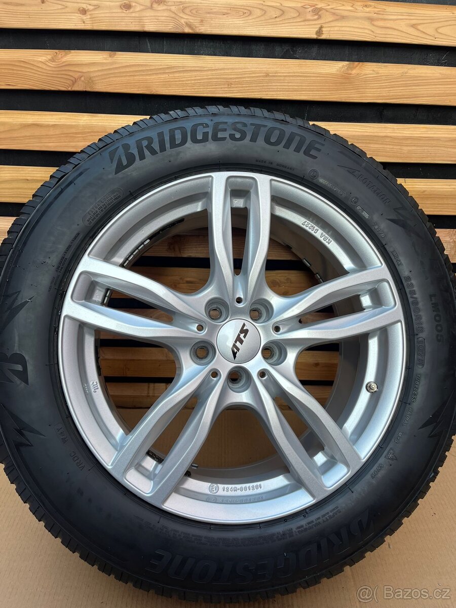 Alu kvalitní kola ATS s pneu Bridgestone R18 5x108❄️ - 19