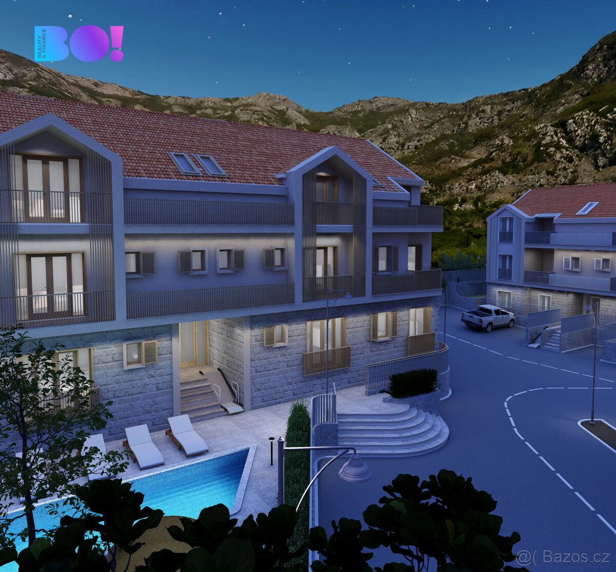 Prodej rekreačního apartmánu 2+kk, Risan, Černá Hora - 19