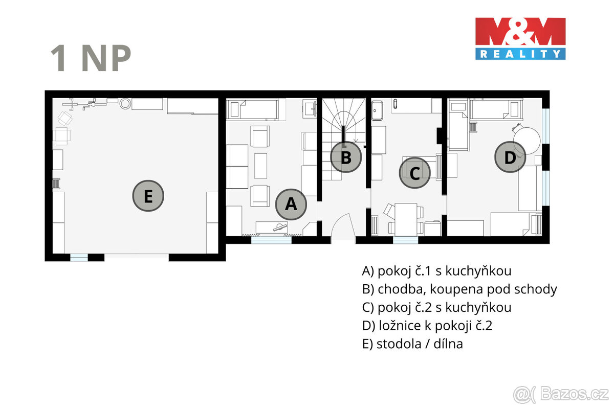 Prodej chalupy v Horním Maršově, ul. Horská - 19
