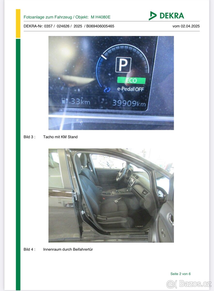 Prodám Nissan LEAF, 40 kWh - 19