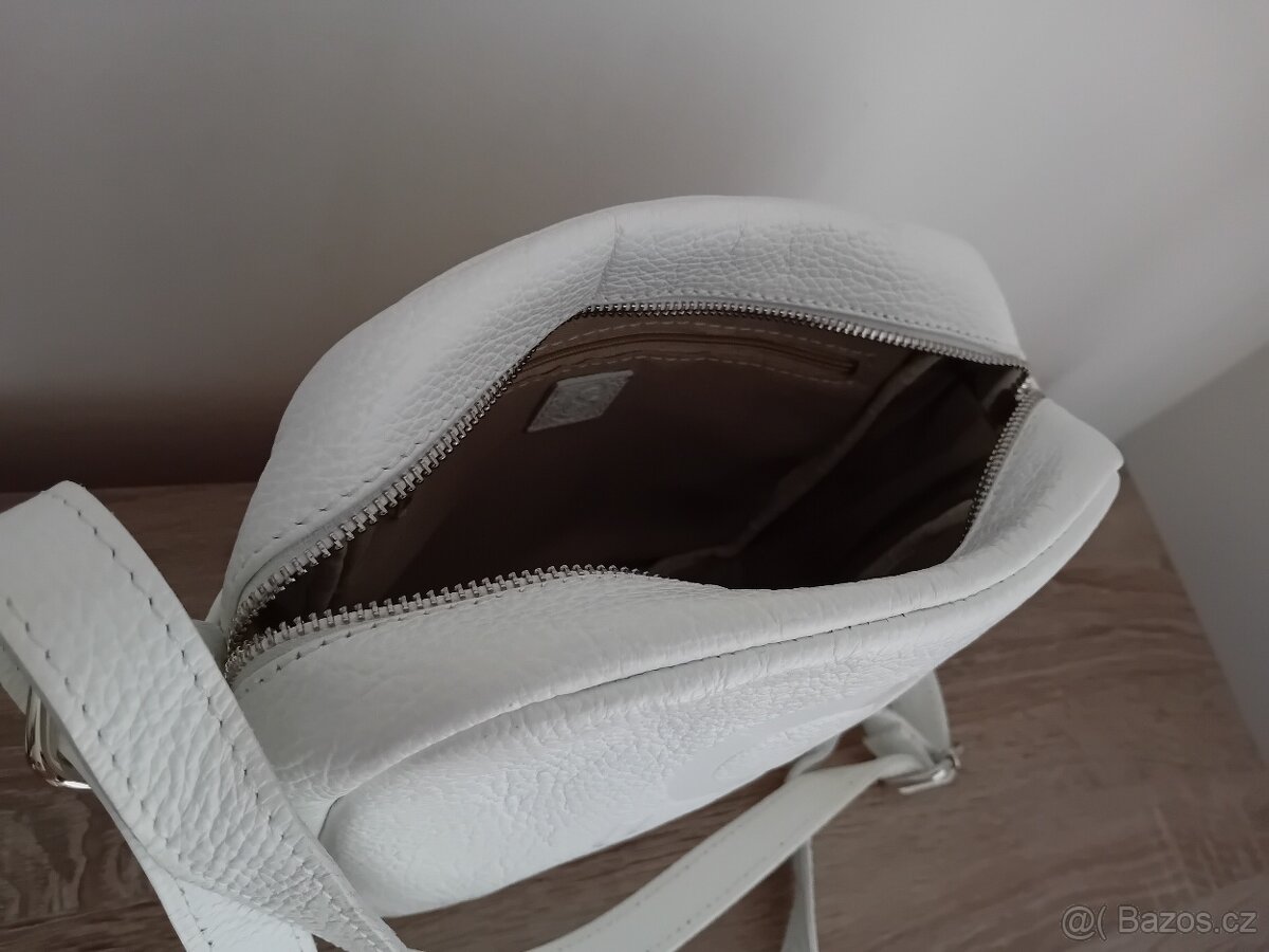 QVC dámská kabelka kožená nová - 19