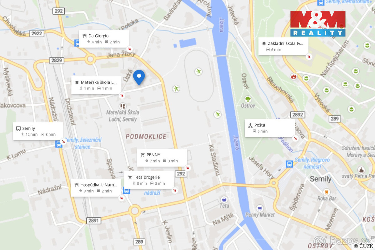 Prodej rodinného domu, 90 m², Semily, ul. Pekárenská - 19