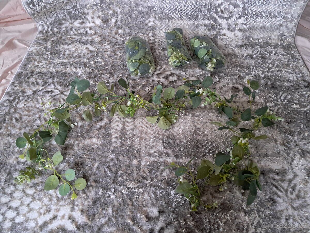 Svatební výzdoba, dekorace, ozdoby, balonky, kytky - 19