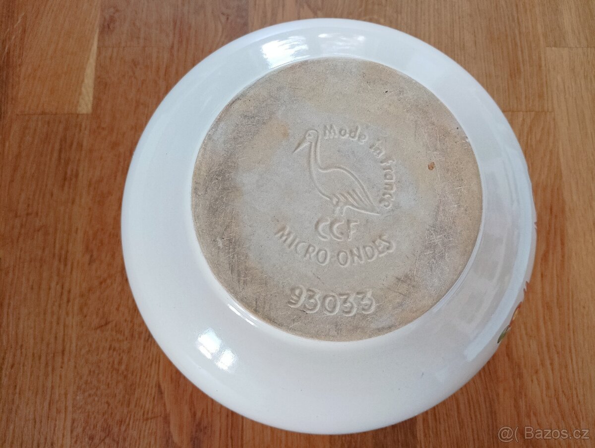 FAJÁNS MÍSA RUČNĚ MALOVANÁ CCF FRANCIE - 19