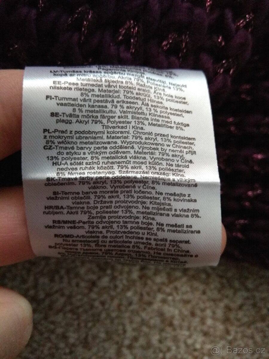 Nové dámské pletené sety - čepice, šála/kruhová šála - 19