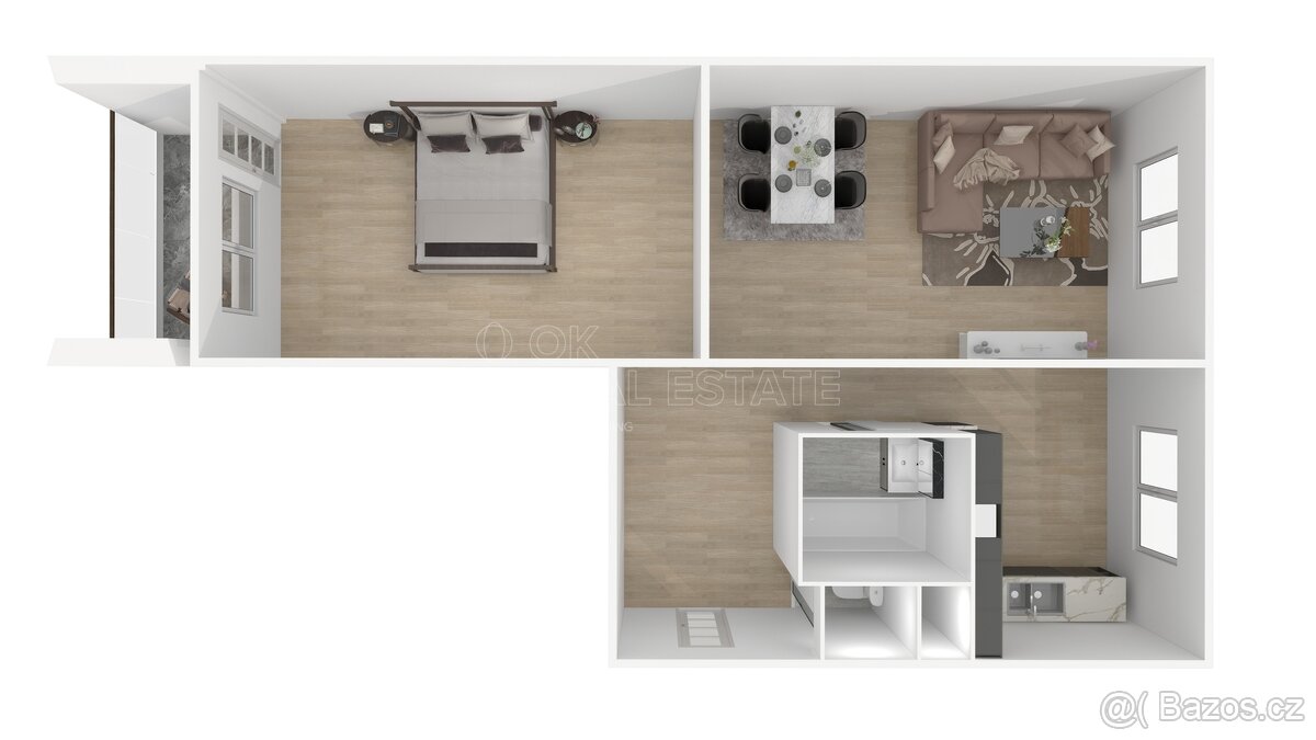 Prodej bytu 2 + 1, 64 m² Jiráskova, Nýrsko - 19