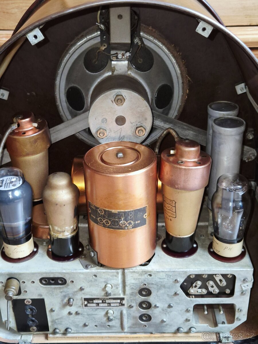 Staré rádio Philips 834A, 1933 - 19