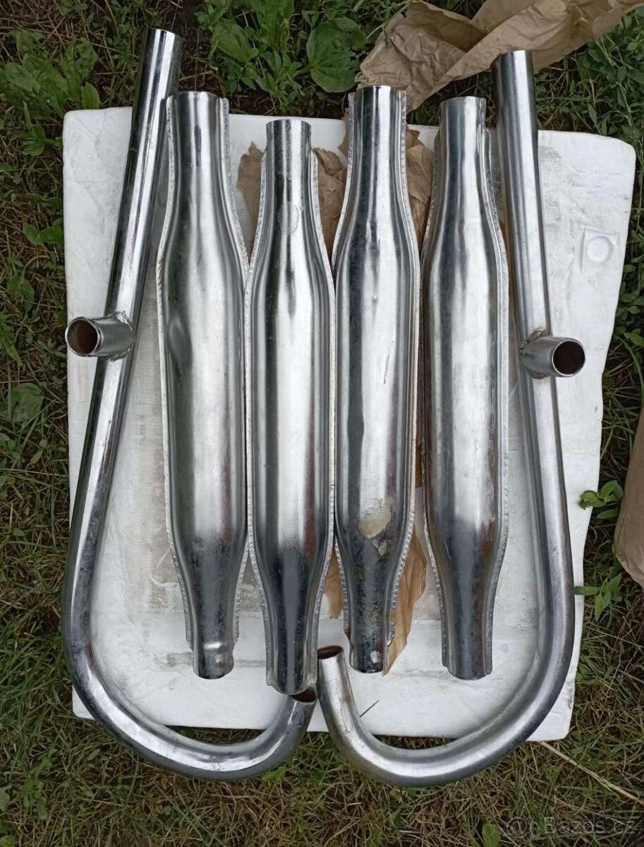 Originální nové výfuky kolena původní výroba CCCP Uloženka - 19