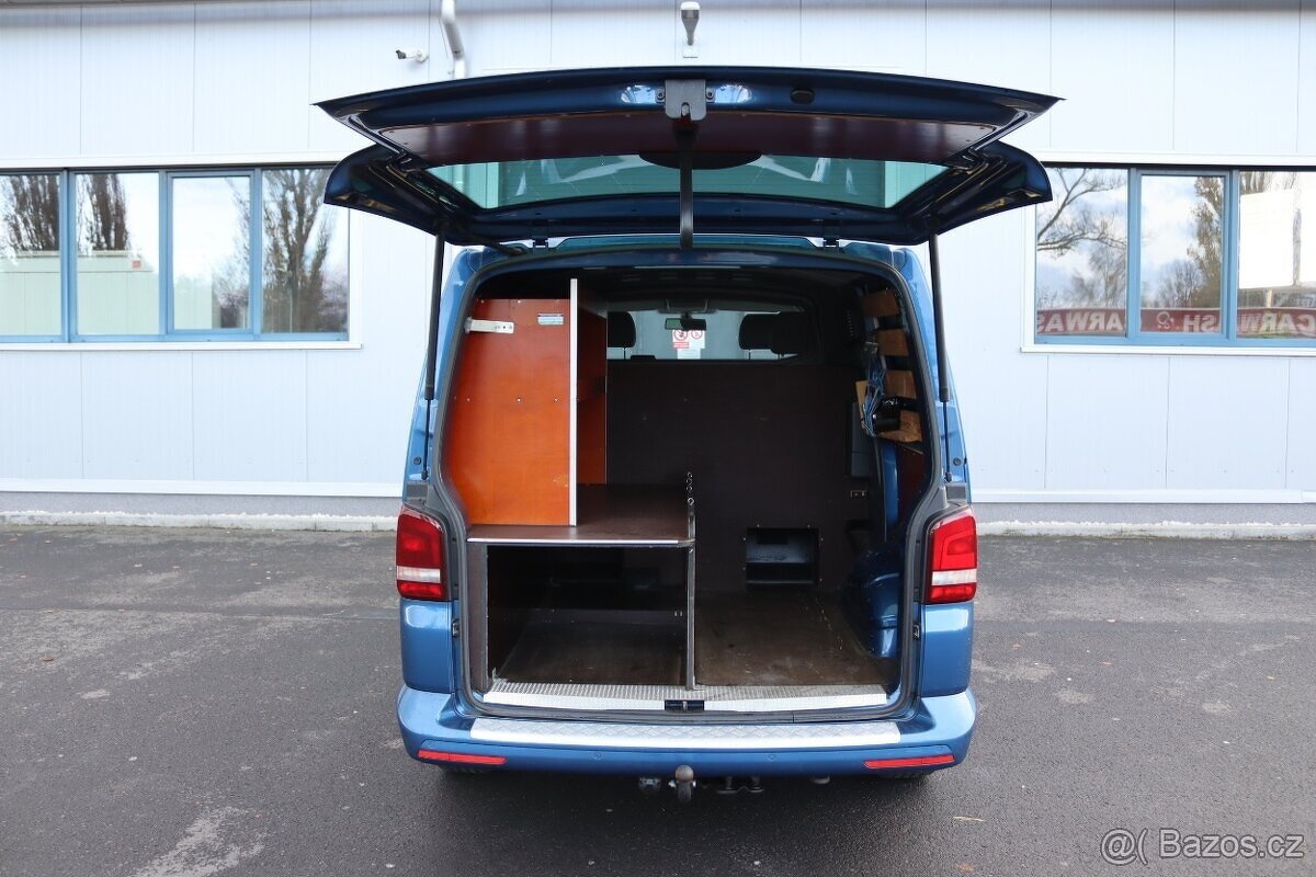 VW Transporter T5 2.0 TDI, manuál, jen 219 000km, hezký stav - 19
