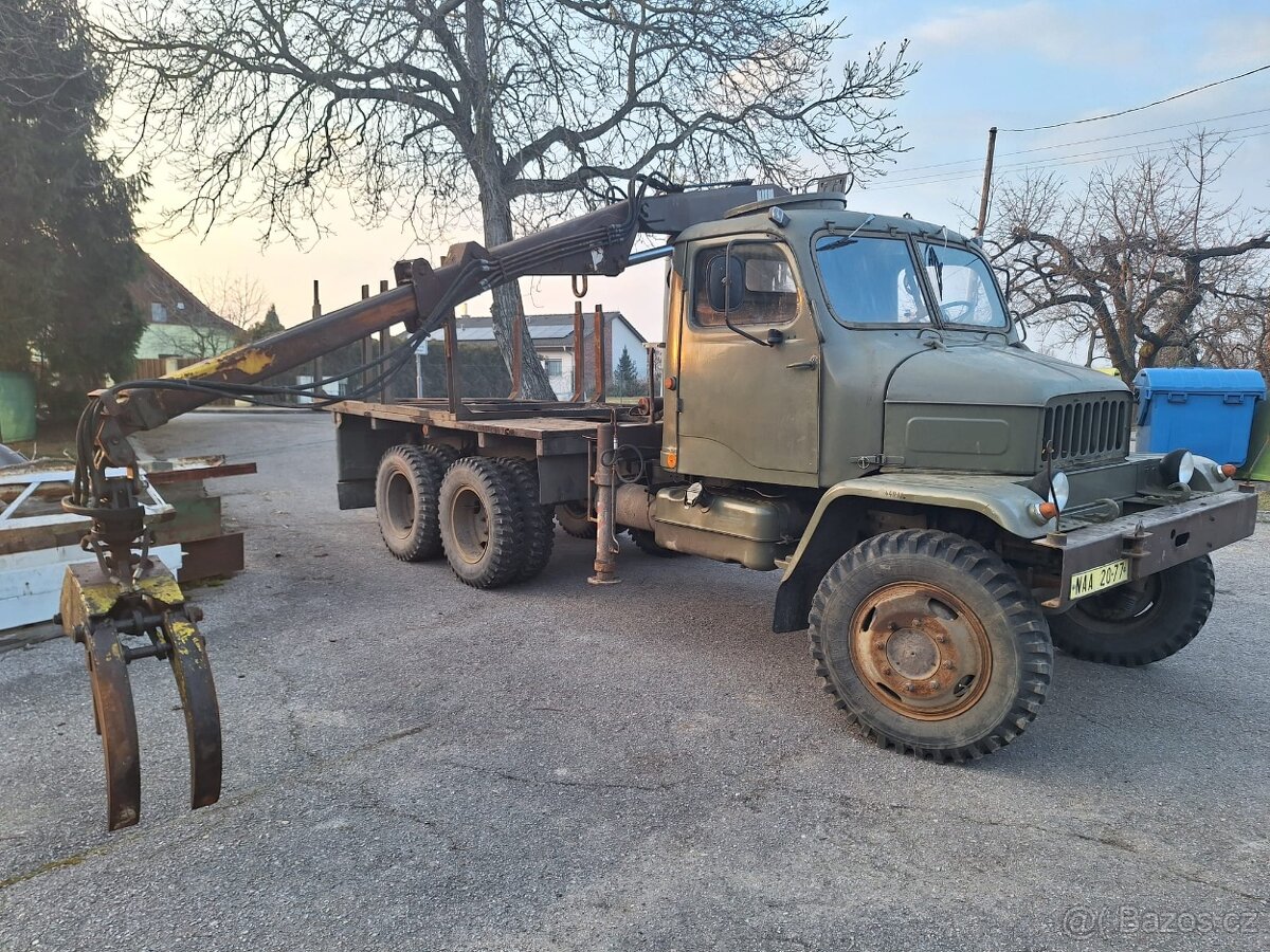 Vyvážečka Praga V3S do lesa s Hydr.rukou - 19