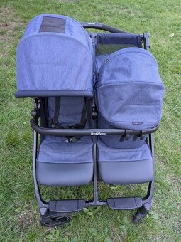 Dvojkočárek / kombinovaný kočárek / sourozenecký kočárek - 19