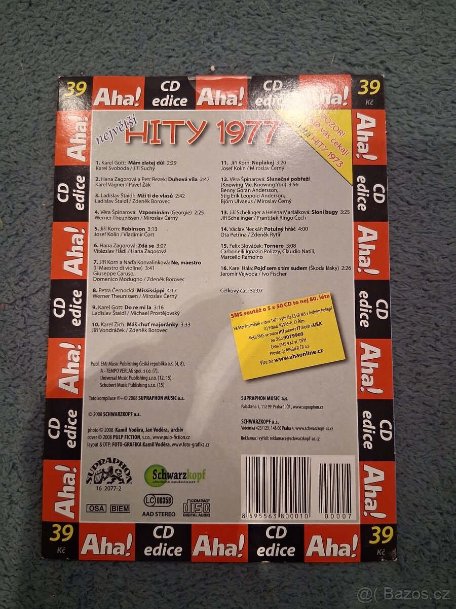 CD originál - Hity 1966 - 1989 /14 ks - cena sada/. - 19