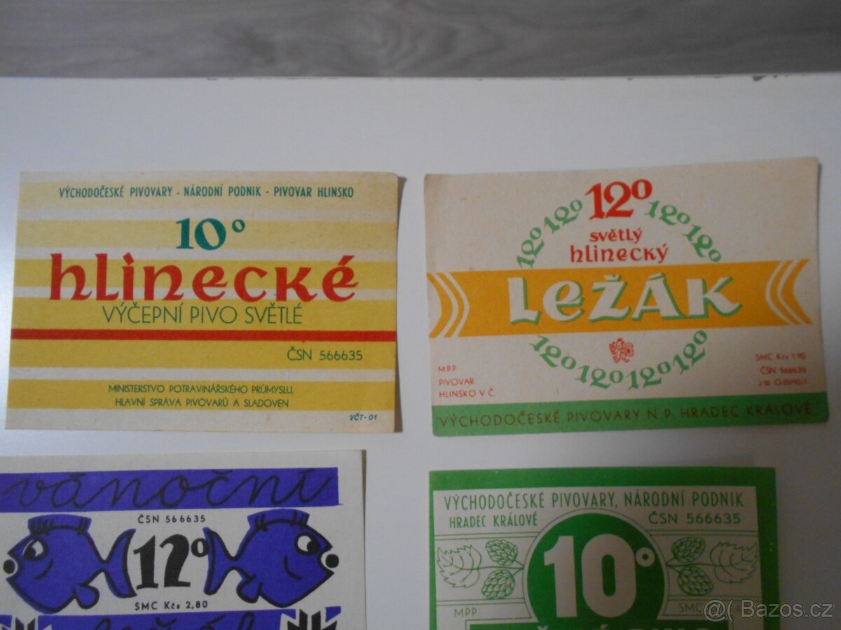 PIVNÍ ETIKETY RARITNÍ - 19