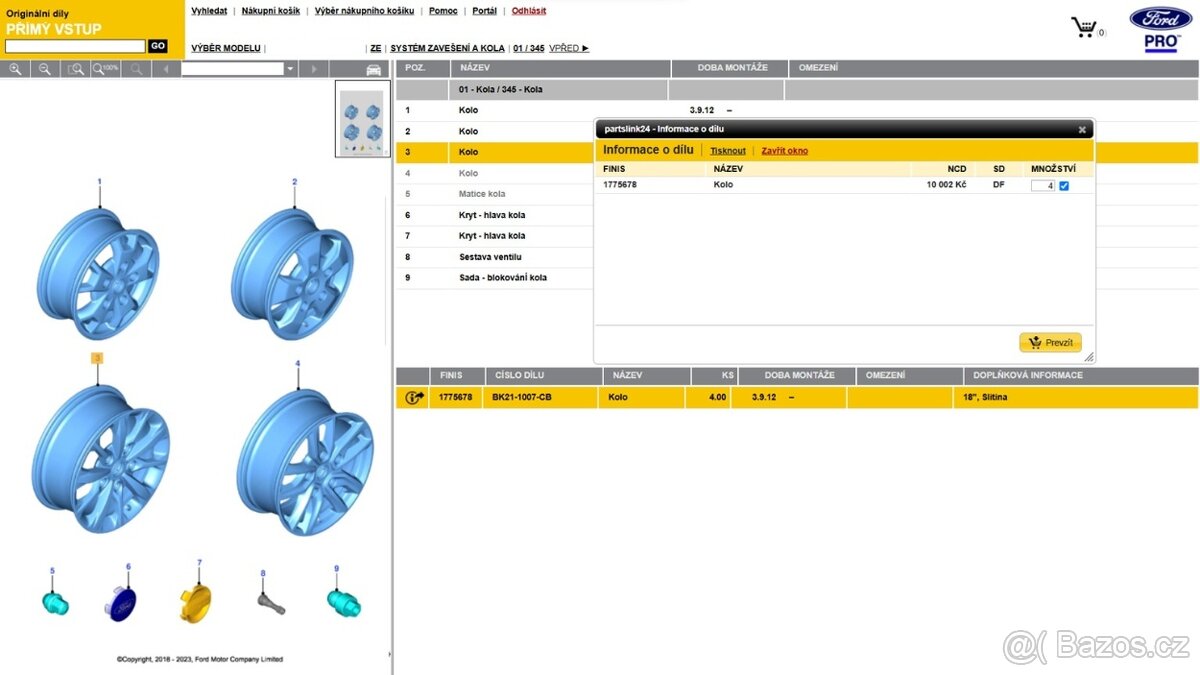 ❗️✨Alu 18" Ford Transit Custom SPORT - orig., Zánovní ✨❗️ - 19
