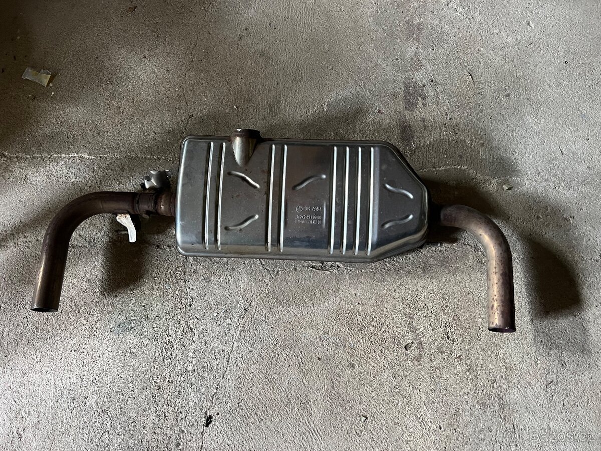 ALU AMG MERCEDES 6x, zimní pneu+original výfuk - 19