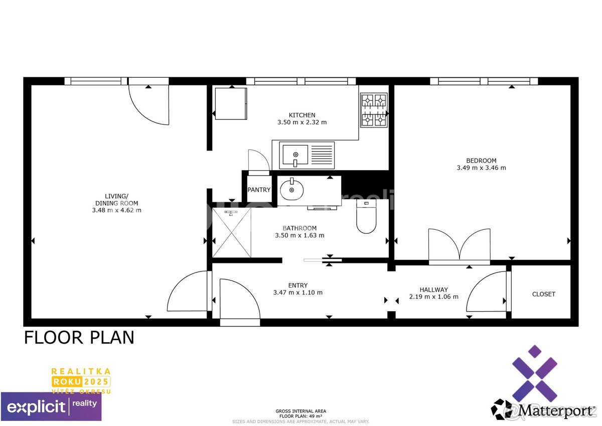 Prodej bytu 2+1 49 m² - Smetanova, Otrokovice, ev.č. 02889 - 19