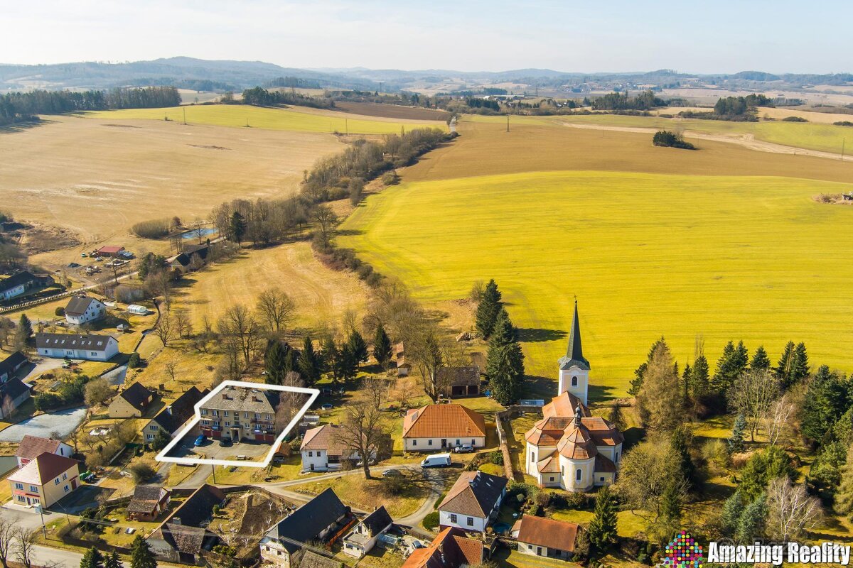 Prodej zděného bytu s garáží a balkonem, v obci Mileč - 19