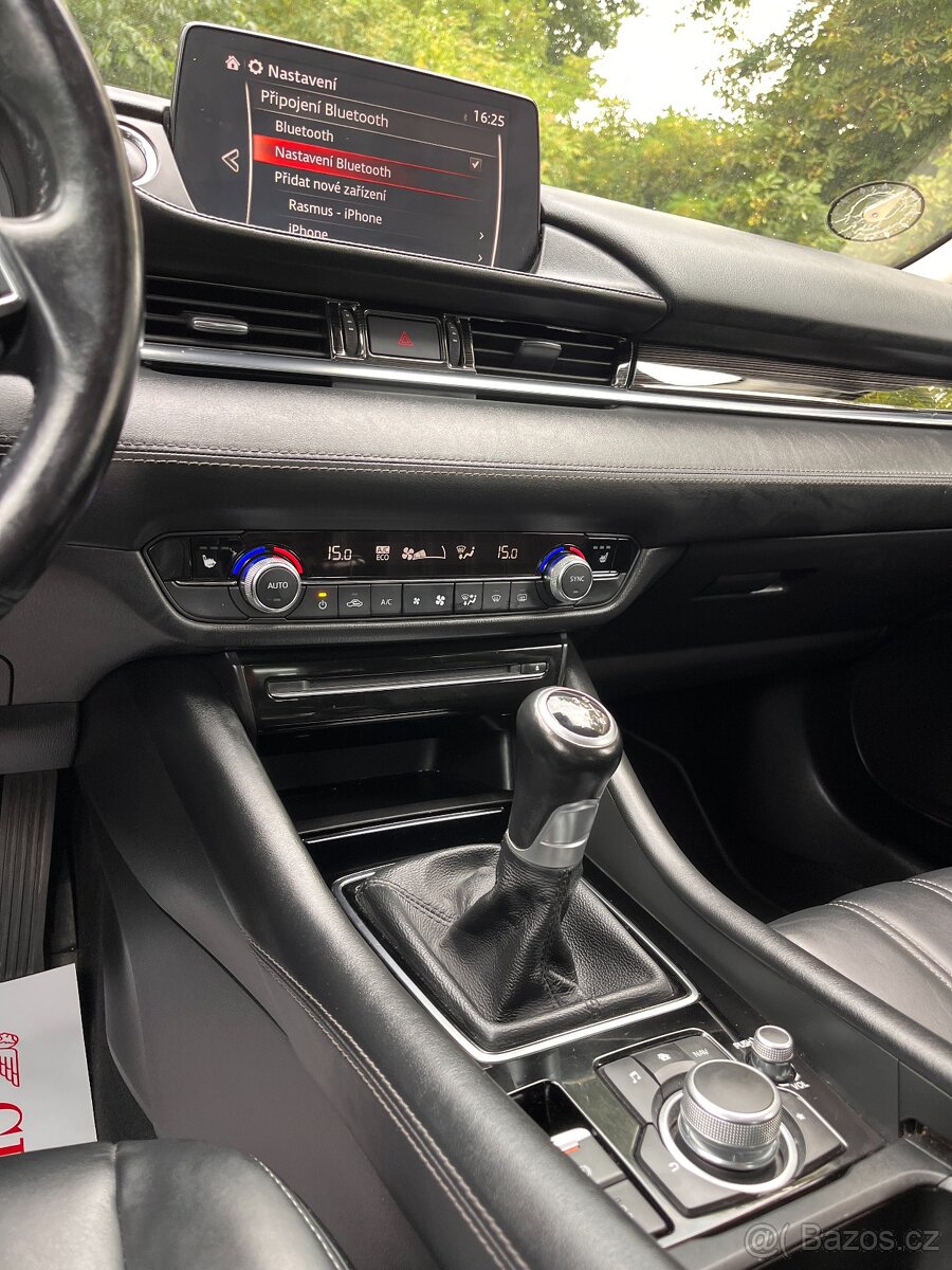 MAZDA 6 2.0i 2019,170TKM,HEAD-UP,FULL LED,KŮŽE,VÝHŘEV,ALU18 - 19