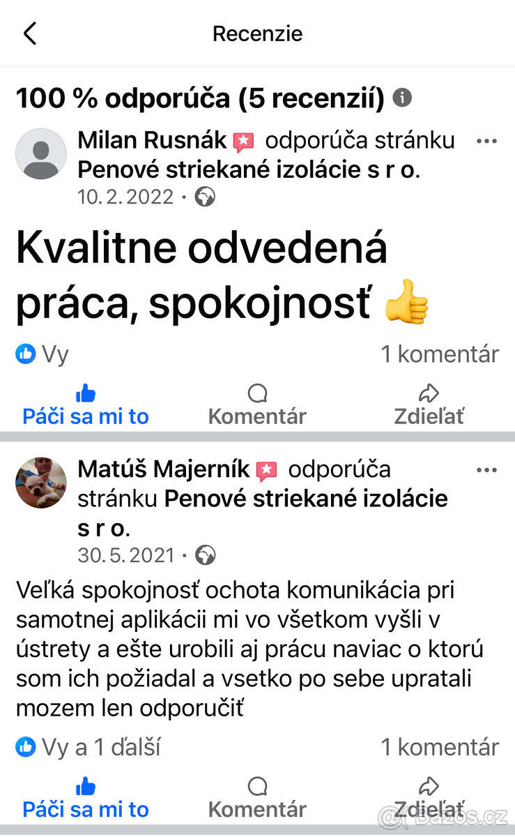 Pěnová foukaná izolace Supafil a Purking & Anhydritový potěr - 19