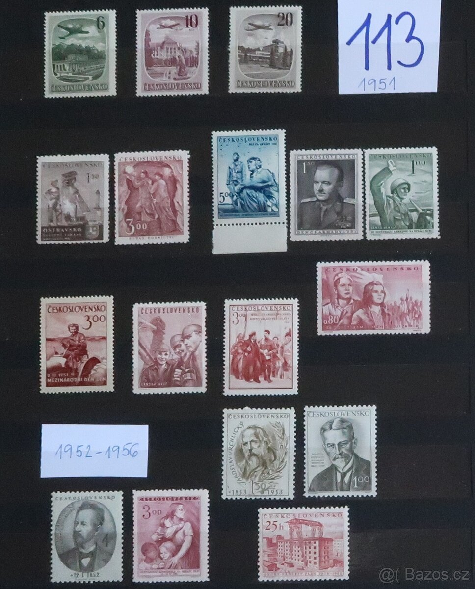 Známky Československo - F - 19