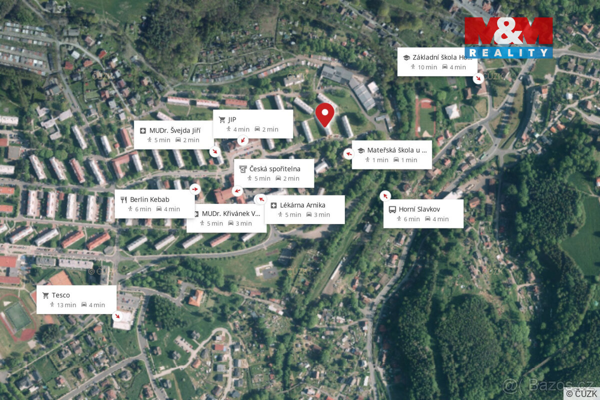 Pronájem bytu 1+1, 49 m², Horní Slavkov, ul. Dlouhá - 19