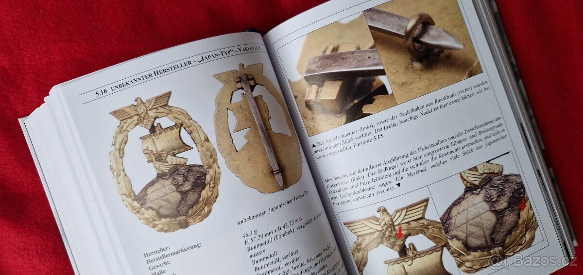 Kniha - Kriegsabzeichen der Kriegsmarine -1050 stran - 19