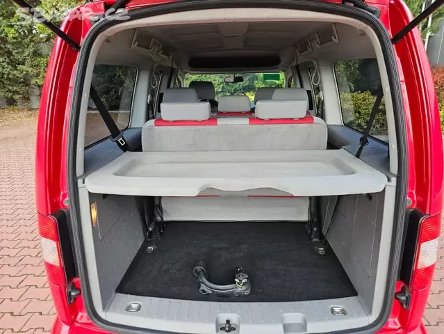 VW Caddy Maxi 1.9TDI 77kW,7míst,tažné,2009,Bez koroze - 19