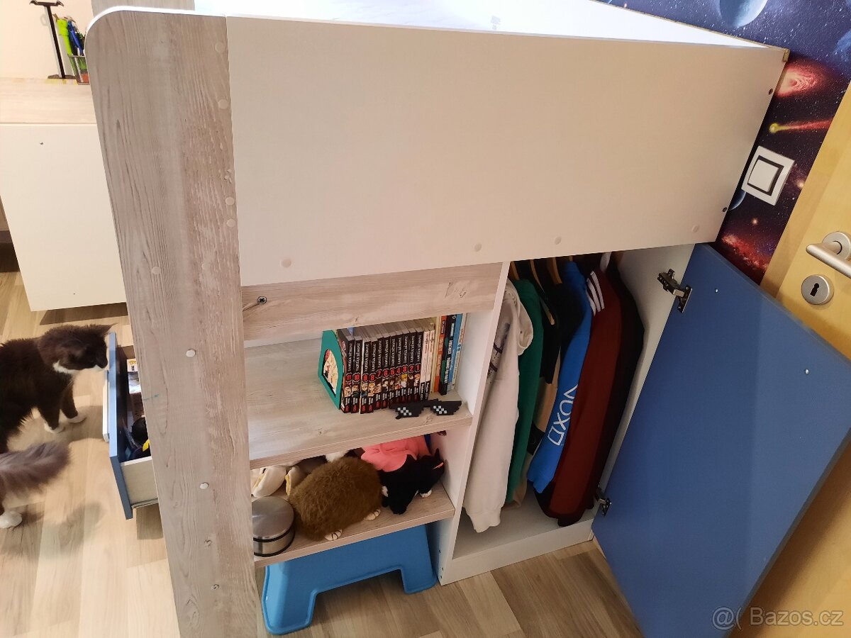 Chytrý dětský/studentský pokoj pro 2 sourozence - 19