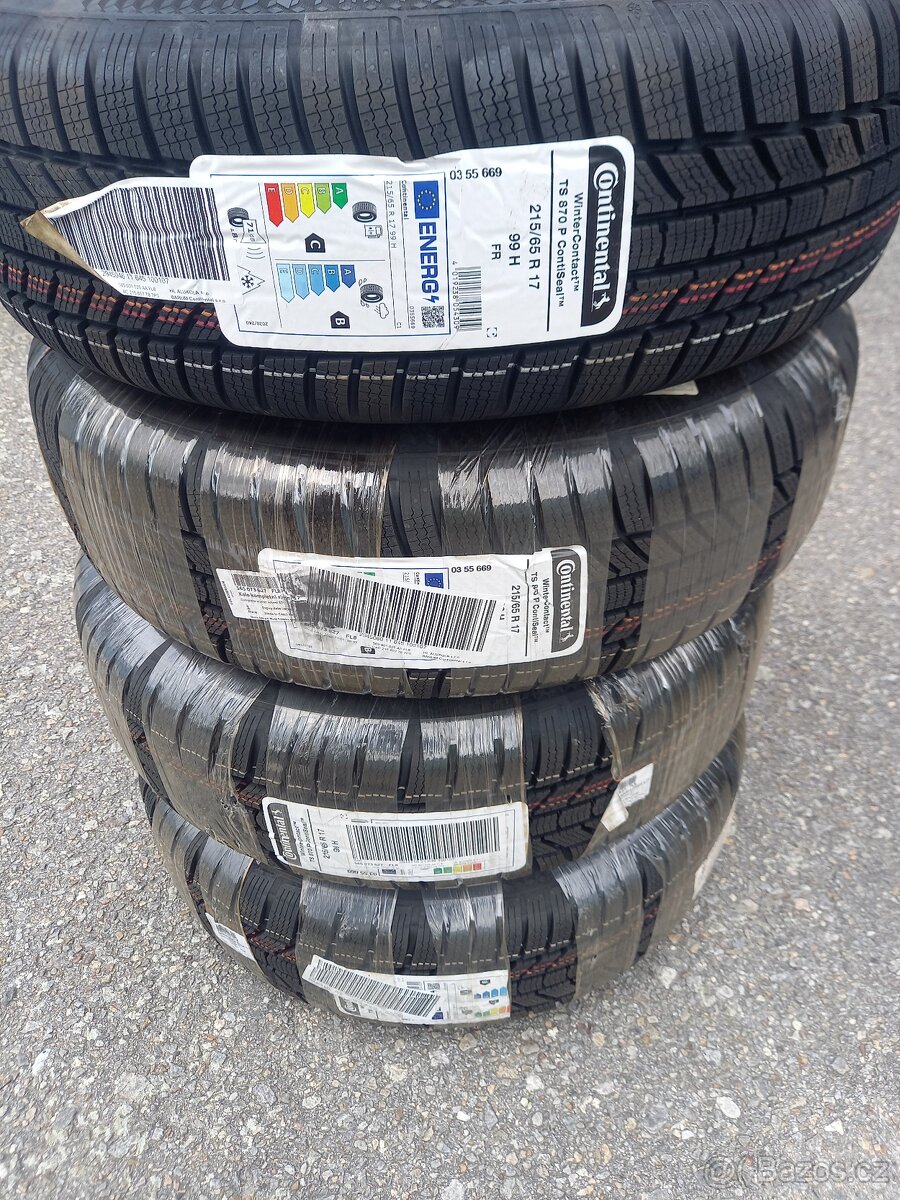 Š.Kodiaq, Kodiaq 2/VW Tiguan-NOVÁ zimní Alu sada -215/65R17. - 19