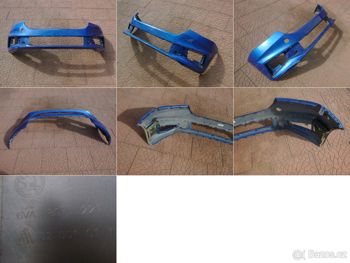 Škoda Fabia 4 IV nárazník 6VA807221 blatník čelo kapota - 19
