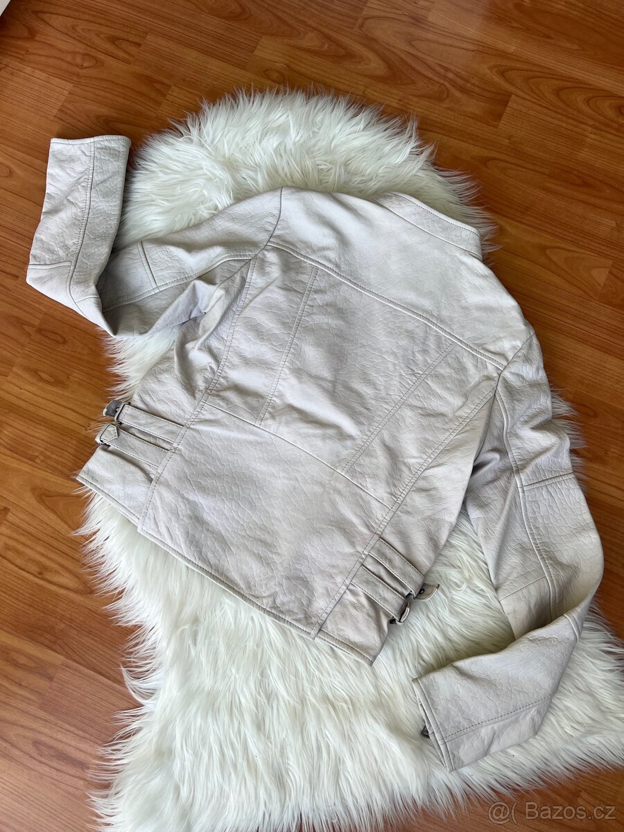 CALVIN KLEIN NOVÁ KOŽENÁ BUNDA KŘIVÁK VEL.S-M - 19