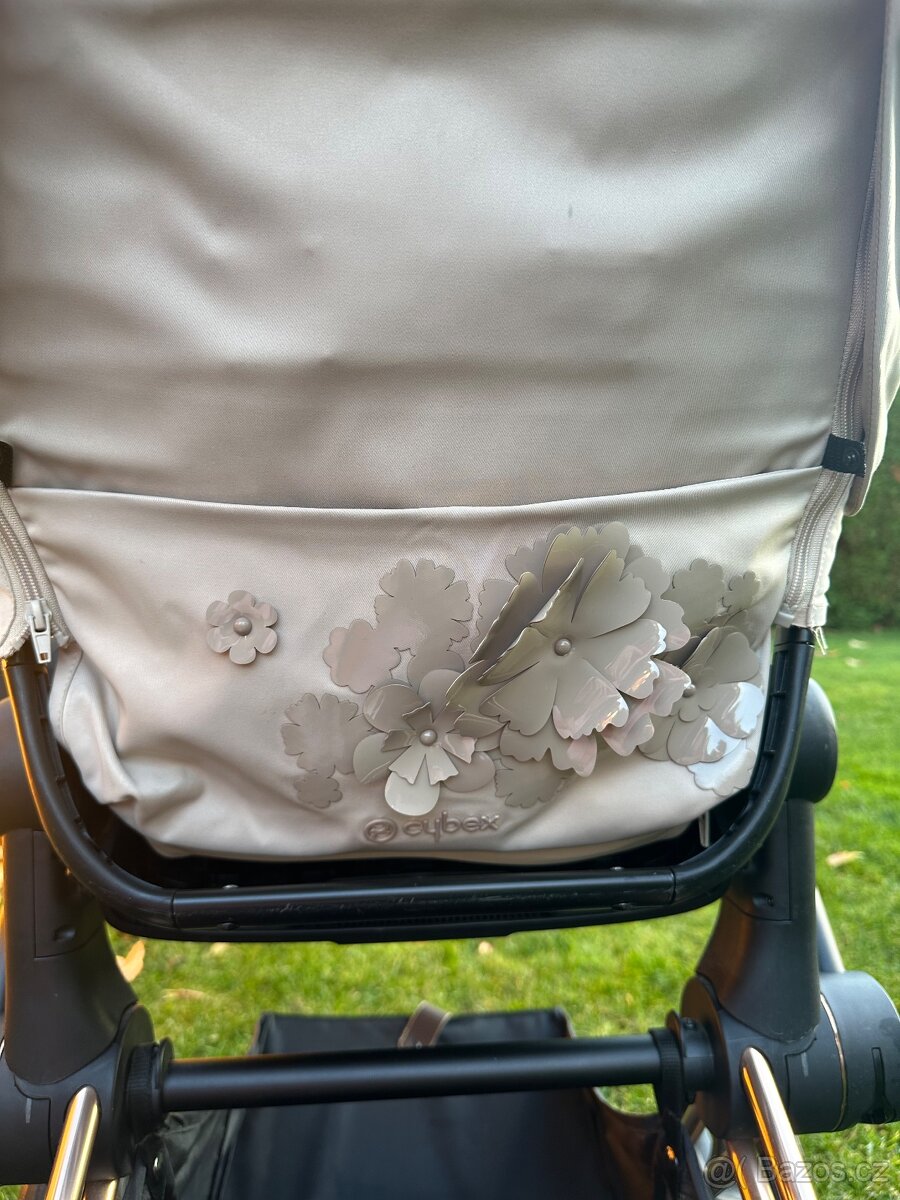 Cybex e-Priam rosegold Simply flowers beige - 19