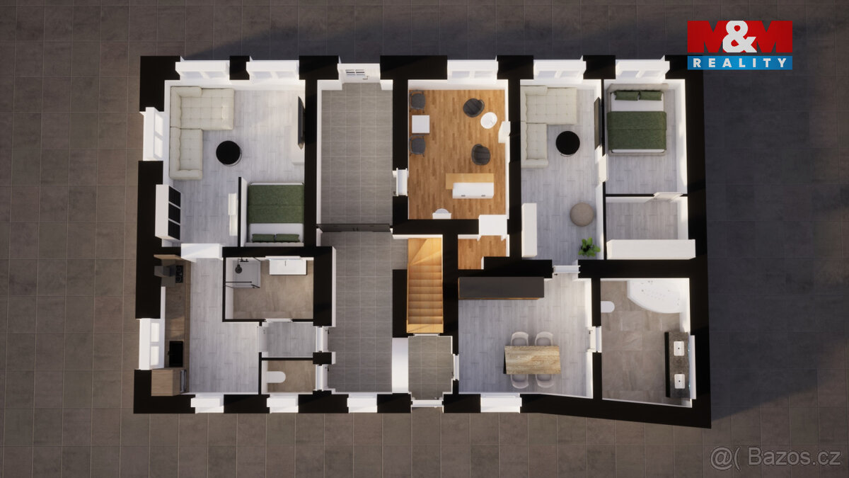 Prodej nájemního domu v Cvikově, ul. Komenského - 19