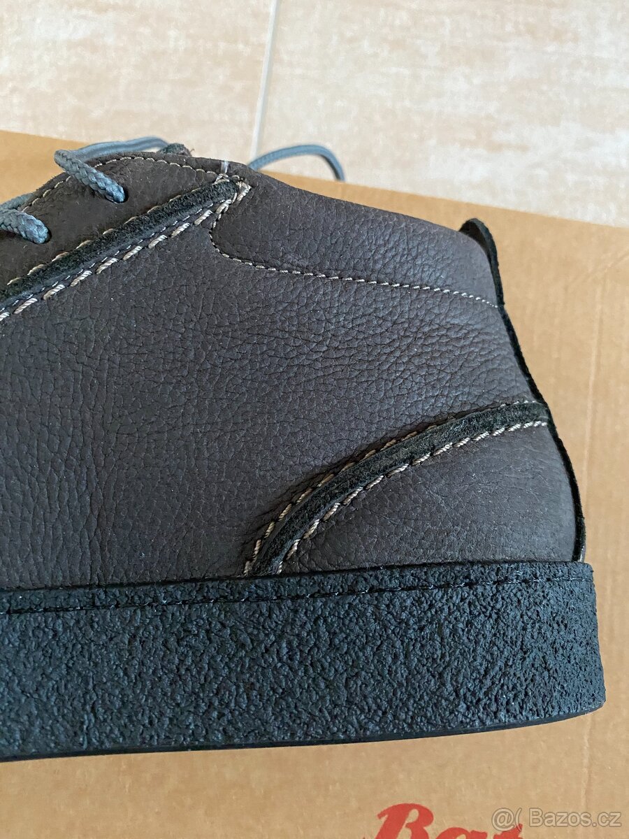 Nové pánské kožené zimní boty Baťa s kožichem - č. 44 - 19
