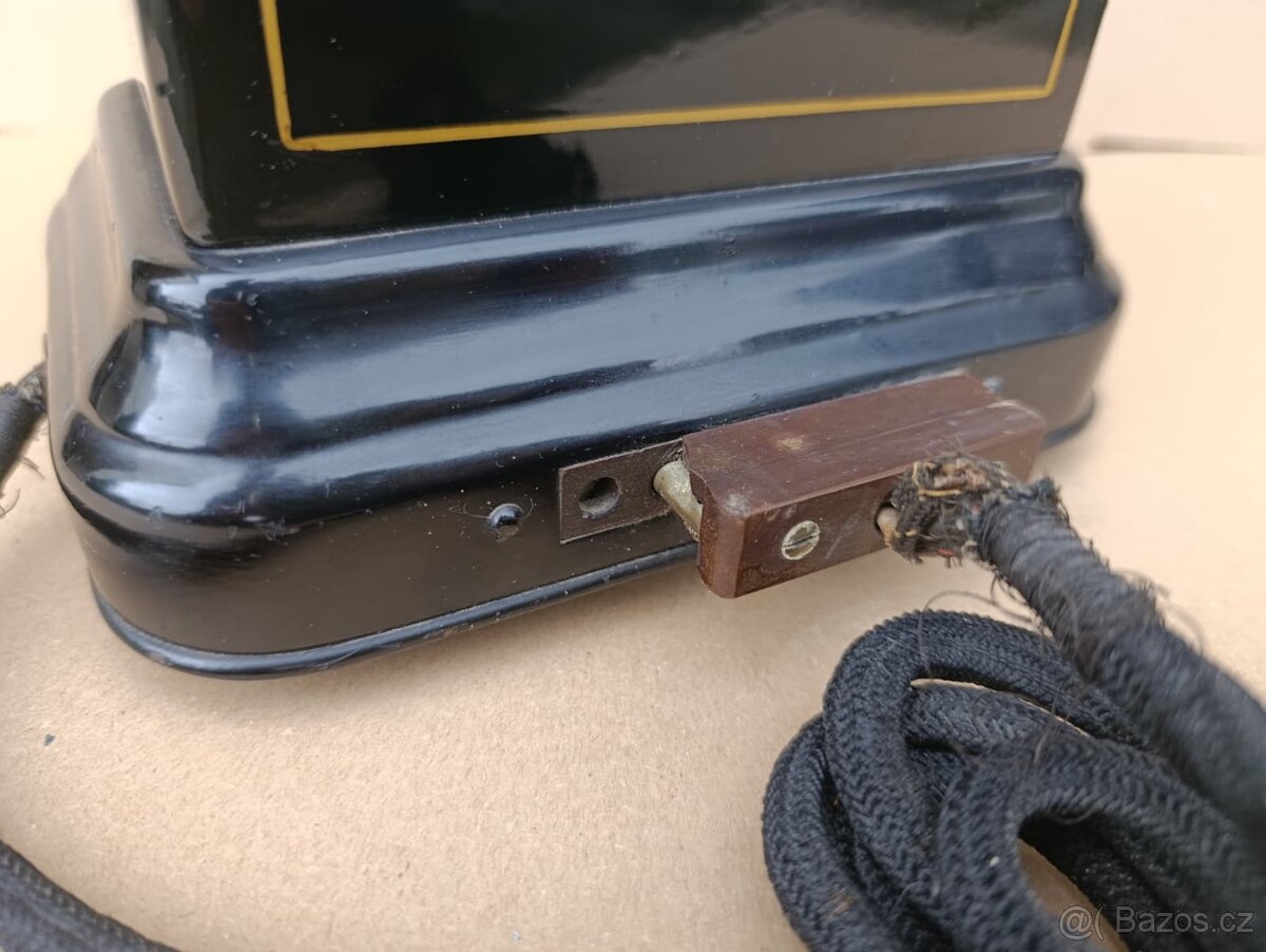 Velmi starý dánský telefon Jydsk, HEZKY ZACHOVALÝ - 19