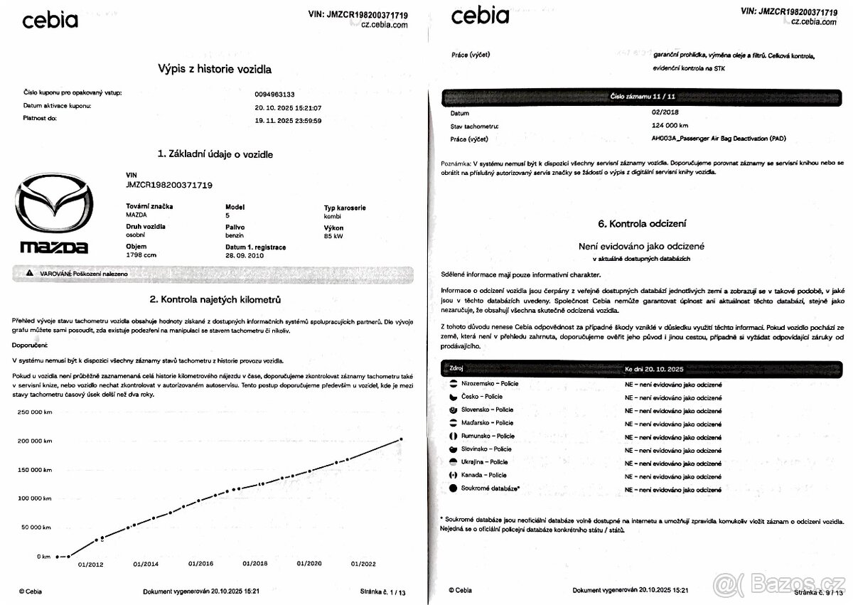 Mazda 5 1,8 i,16V,85kW,7 míst - 19
