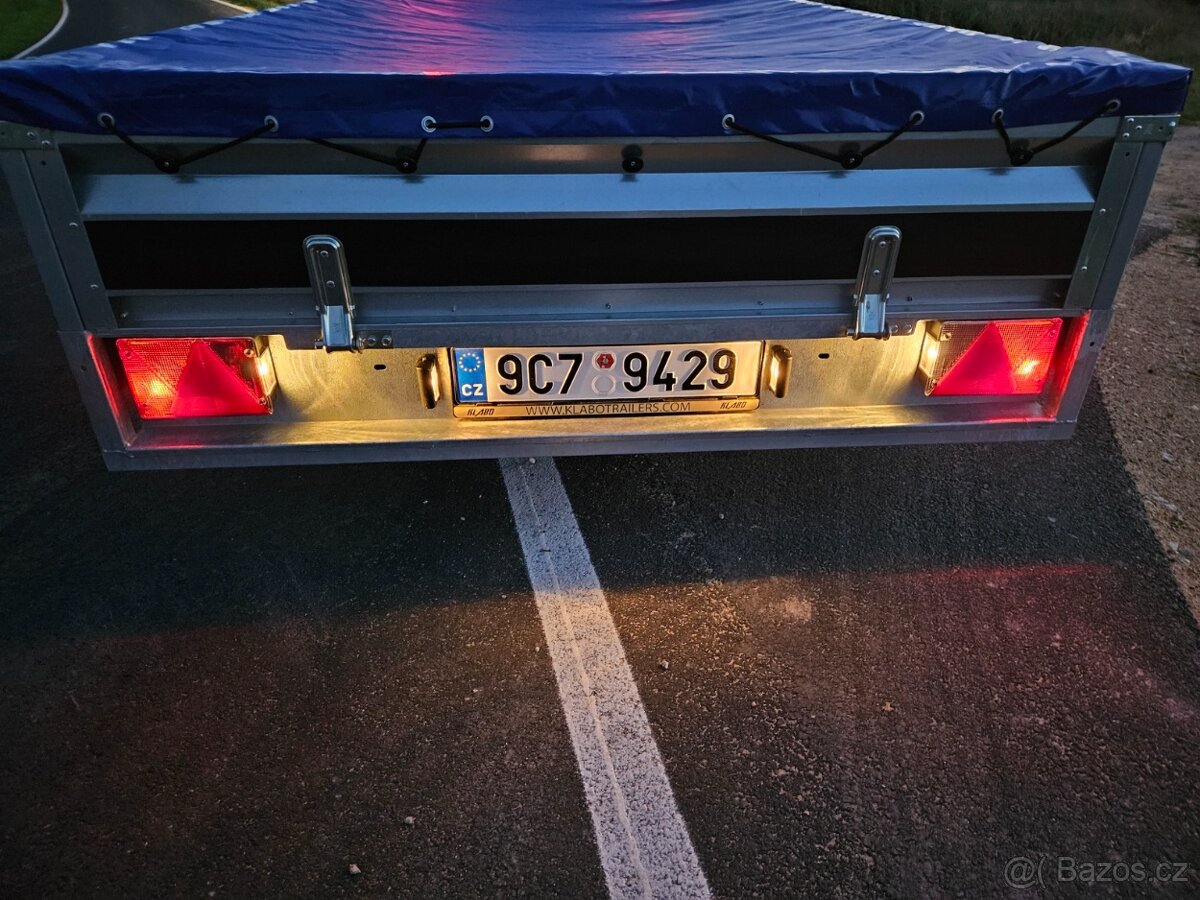 Prodám vozík 2xnápr. vyrobený na zakázku 320x155 ZESÍLENÝ - 19