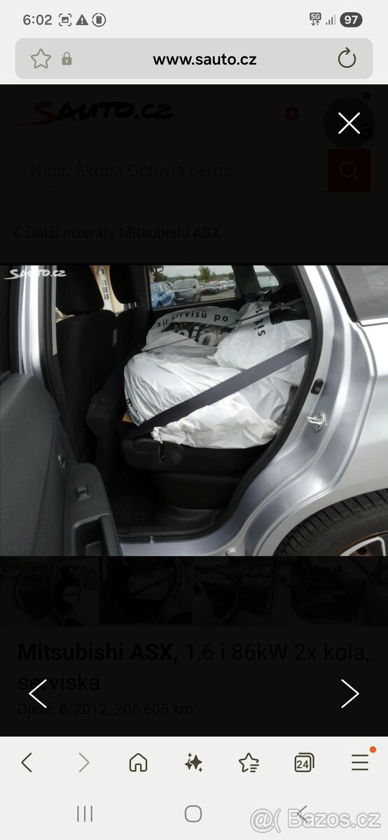 ASX 1.6 benzín 86kw 2012 - 19