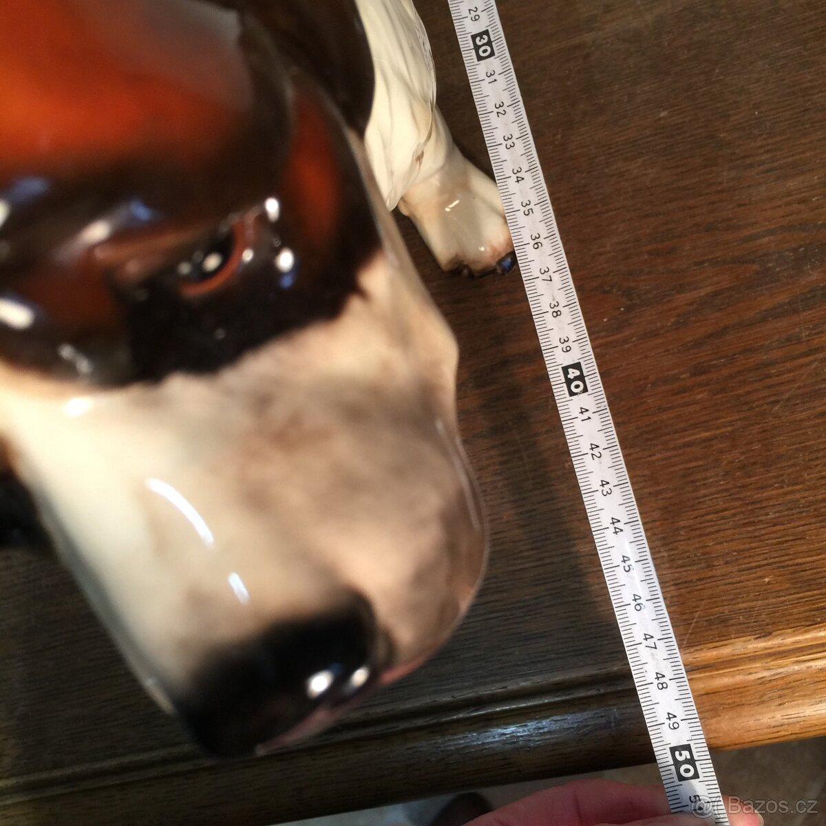 Velká porcelánová socha Bernardýn Goebel - 19