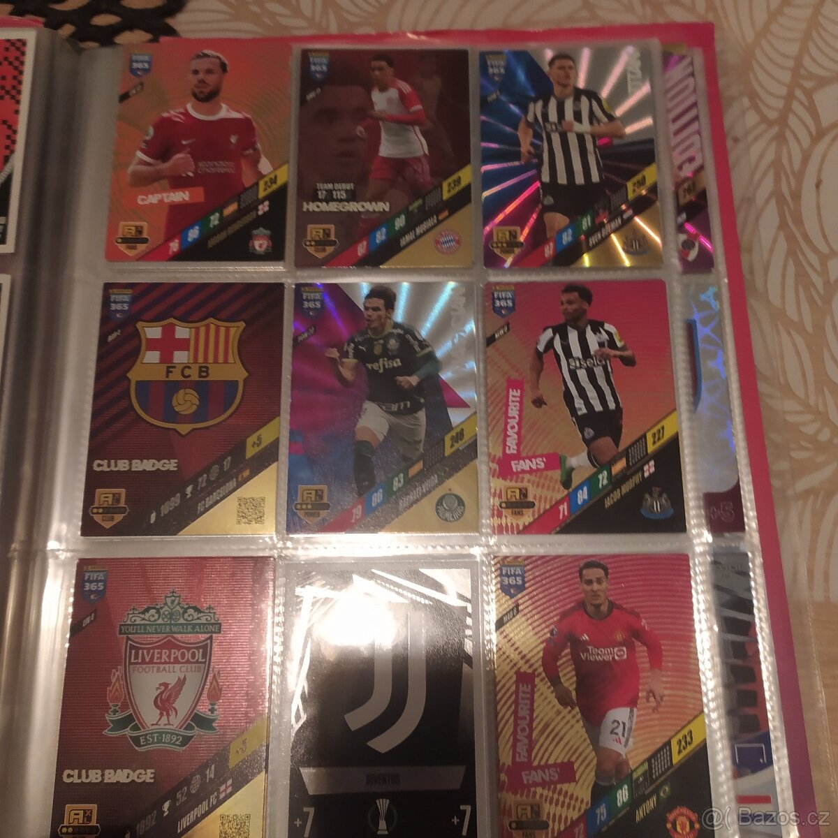 Fotbalove karty + album - 19
