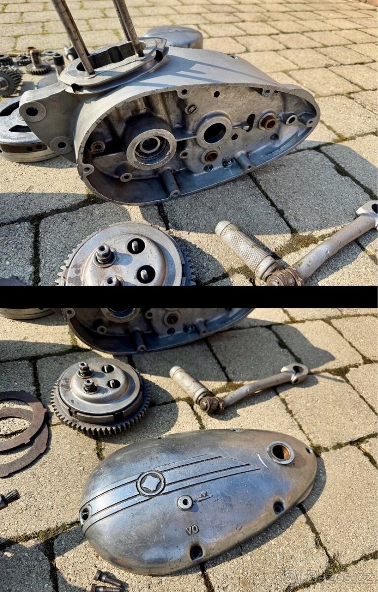 Manet M90 - rozebraný motor - 19