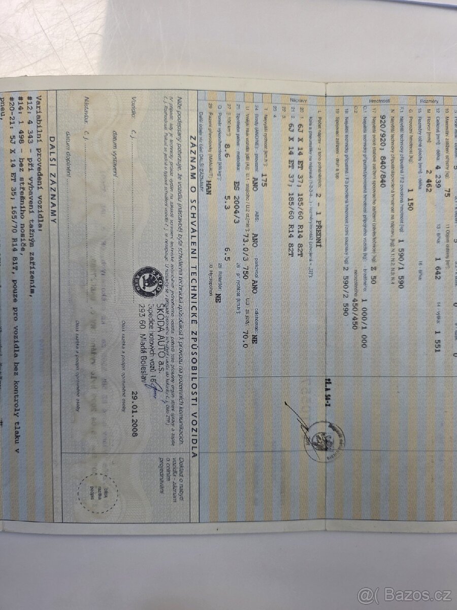 Škoda Fabia II.1.4 16V invalidní úprava - 19