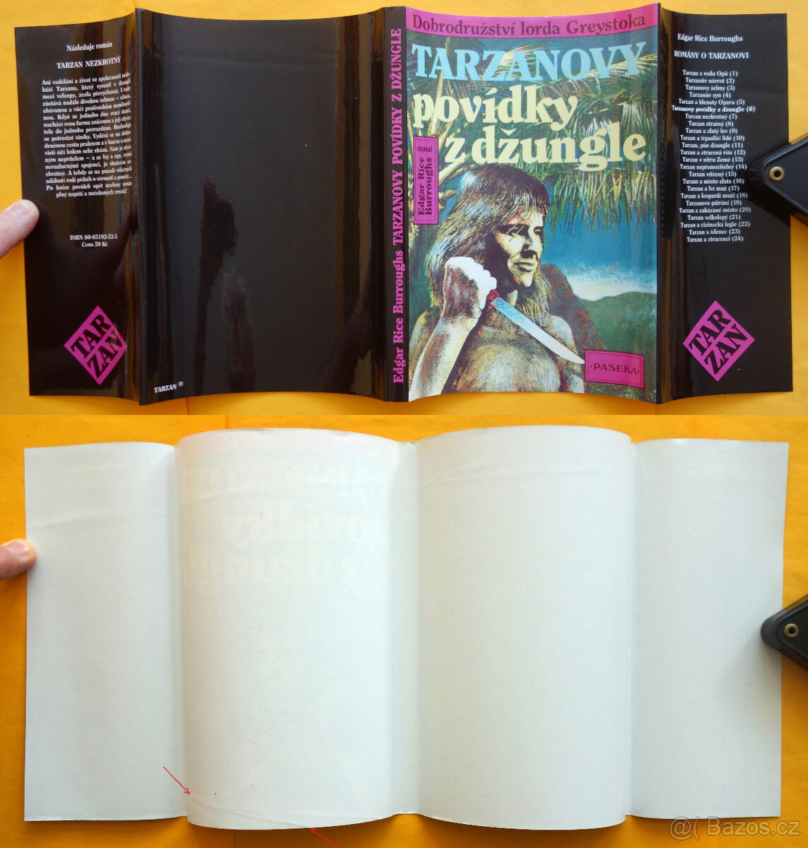 Tarzan- E. R. Burroughs/ komplet 24 knih/ NEČTENÉ, INTAKTNÍ - 19