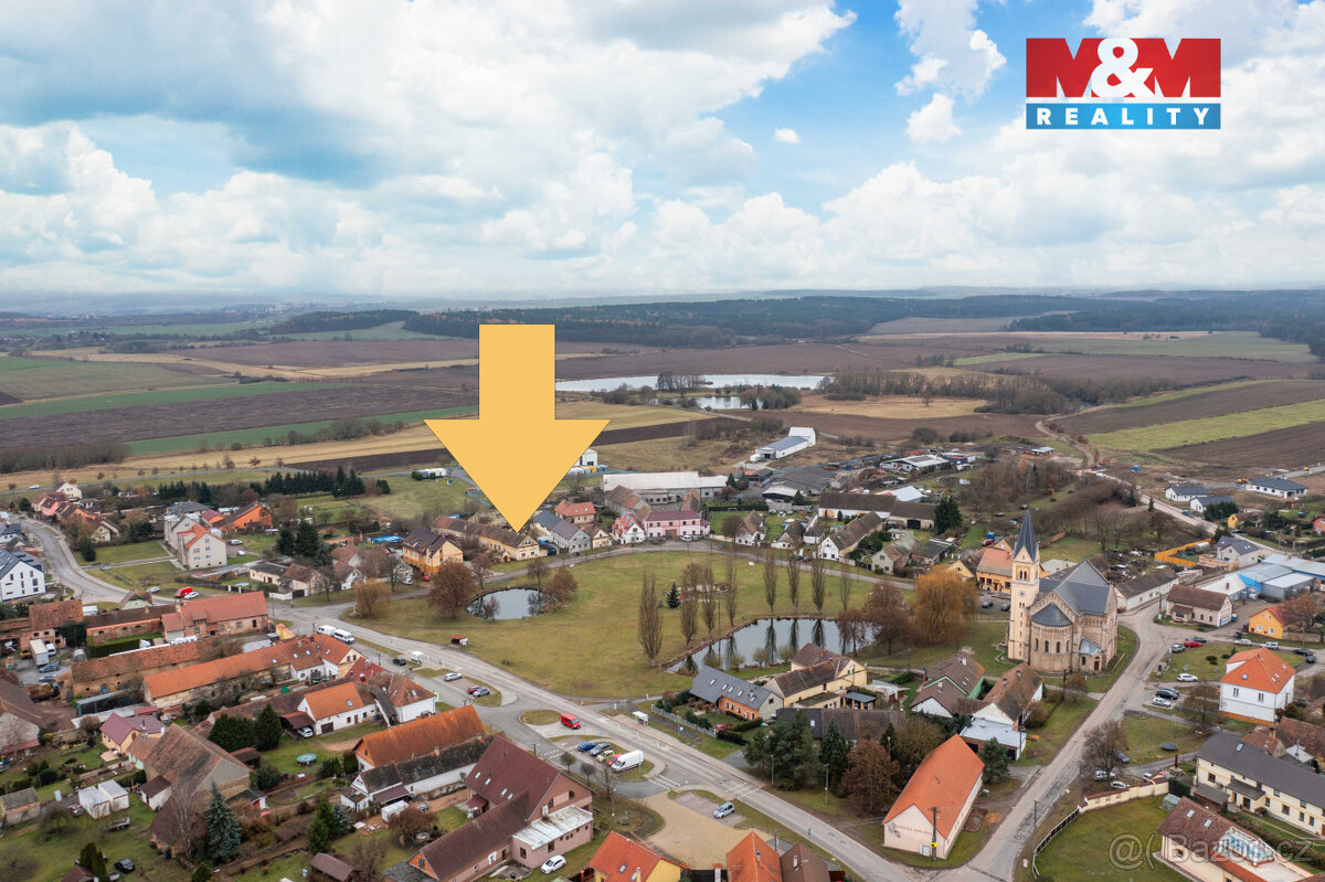 Prodej rodinného domu, 124 m², Úherce, ul. Náves - 19