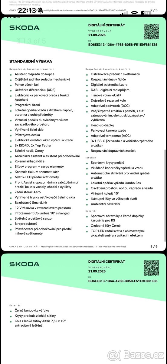 Škoda Octavia 4 RS TDI 4x4 - 19