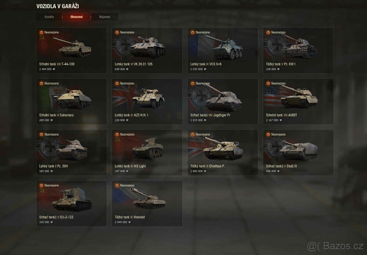 World of tanks účet 1260 dní prémium - 19