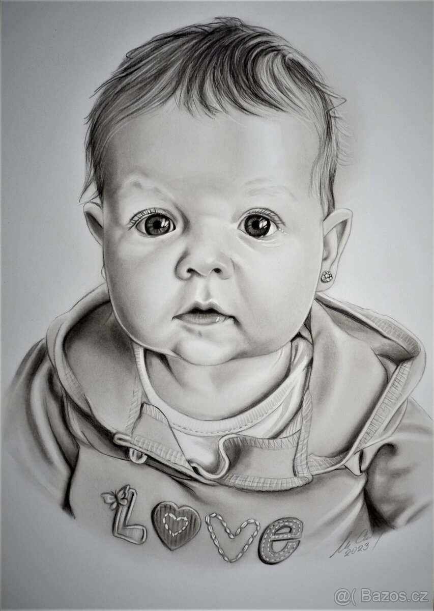 KRESBA PORTRÉTŮ PODLE FOTOGRAFIE - 19